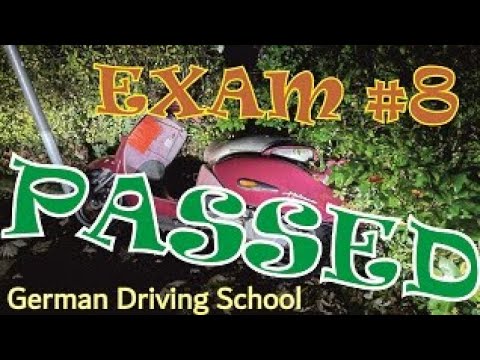 Real Driving Exam Test #8 - Klasse AM Roller Scooter - German Driving School - 06/2022 Fahrschule