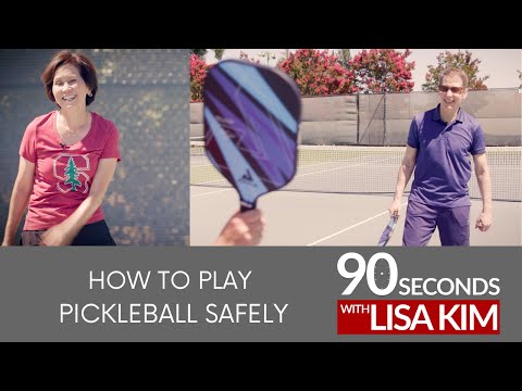 How to play pickleball safely | 90 Seconds w/ Lisa Kim