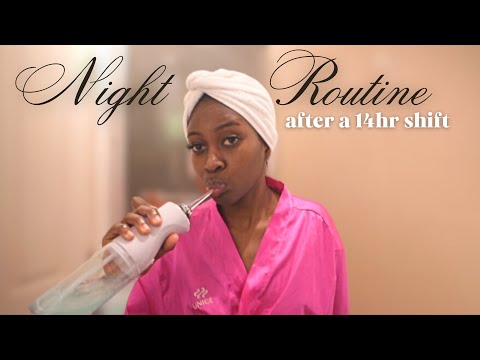 NIGHT ROUTINE after a 14 hour shift | Post-Work Unwind | work-life balance