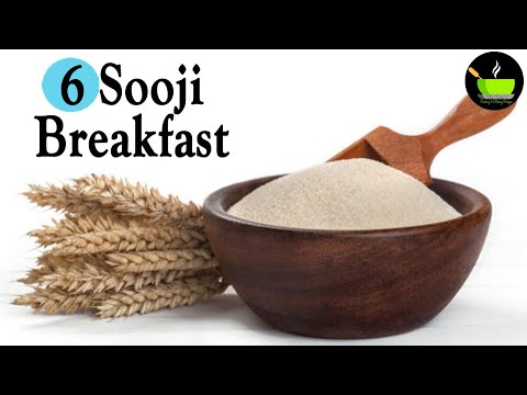 6 Sooji/Rava Breakfast Recipes | Instant Breakfast Recipes | Quick & Easy Sooji Breakfast Recipes