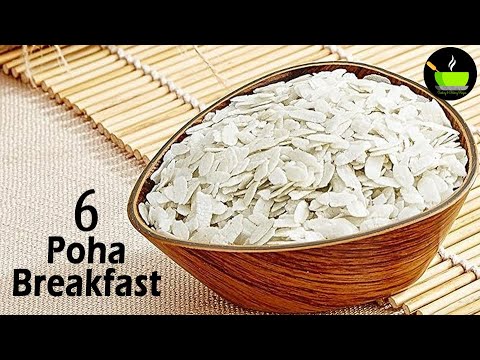 6 Poha Recipes | Poha Breakfast Recipes | Aval Recipes | Avalakki Recipes | Flattenend Rice Recipes