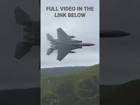 STRIKE EAGLES FLYING LOW IN THE MACH LOOP