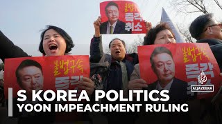 S Korea divided as Constitutional Court ruling on President Yoon's impeachment nears