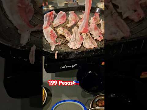 199 Pesos Army Sizzlers Bacarra Unlimited Korean BBQ #foodie #travel #shorts #youtuveshorts #korean