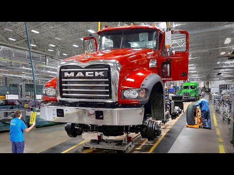 Inside US Factory Building From Scratch Massive MACK Trucks