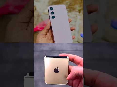 New Iphone 15 Flip vs Samsung s23 🤯 || #shorts