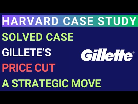 Gillette's Price Cut Strategy to Regain Market Share | Harvard Business | Solved MBA Case study