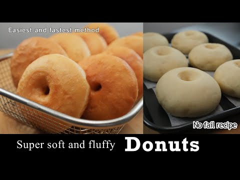 Perfect soft and fluffy homemade Donut 🍩/just two techniques only /won't be disappointed you.