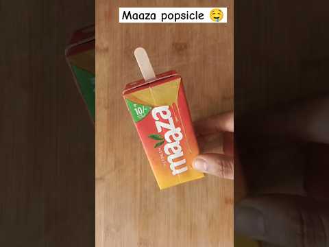 Maaza popsicle|maaza ice cream#youtubeshorts#shorts#maaza#icecream#popsicle#homemade#trending#viral