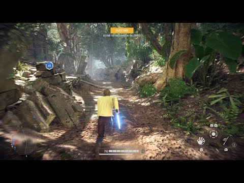 STAR WARS Battlefront II Galactic Assault (PS5) Luke Skywalker Gameplay