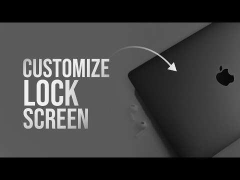 How to Customize Macbook Lock Screen (tutorial)