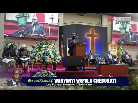 LISTEN TO CHEBUKATI'S ELDER SON M,ESSAGE TO KENYANS AT CITAM CHURCH!