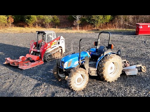 Comparing a tractor to track loader