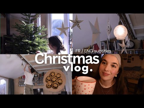 A French vlog - Mon petit Noël chez moi 🌲(FR / ENG subtitles)