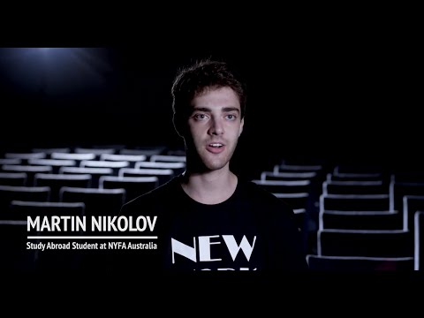 NYFA Australia Study Abroad Student Spotlight on Martin Nikolov