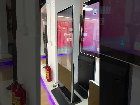 Standard floor standing kiosk, indoor totem, touch kiosk, indoor screen, touch totem.