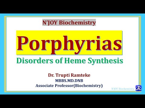 Porphyrias: Heme Synthesis disorders | hemoglobin chemistry & Metabolism | Biochemistry