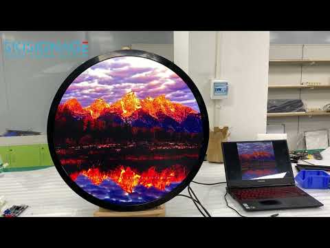 SKISIGNAGE round screen 23.6 inch round TV touch TV touch screen