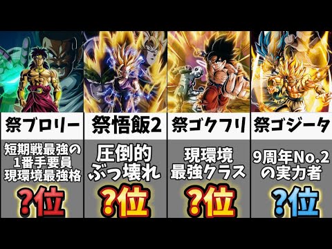 【ドッカンバトル】10周年後半の伝説降臨祭ピックアップ当たりキャラランキングTOP10