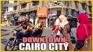 Downtown Cairo Egypt - 4K immersive morning walk