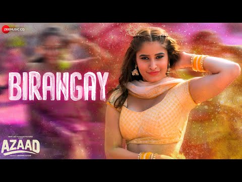 Birangay | Rasha Thadani & Aaman Devgan | Azaad | Amit Trivedi & Meenal Jain | Lyrical