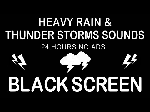 🔴Healing Night Ambience BLACK SCREEN ｜ Soothing Sounds for Deep Sleep and Relaxation