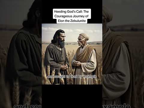 Heeding God's Call: The Courageous Journey of Elon the Zebulunite PART 1 #thebook #biblestories