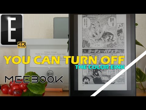 You can TURN OFF the Color EINK Layer | Meebook M8c Review