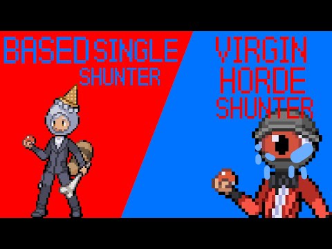 SINGLE SHUNTER vs HORDE HUNTER - PokeMMO