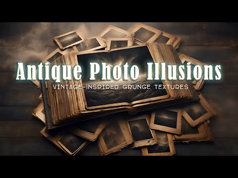 30+ Vintage-Inspired Grunge Textures | Antique Photo Illusions Collection - Backdrops For Creators