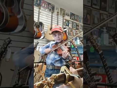 6 year old Silas plays "Hangman's Reel"  ❤️❤️ #oldtimemusic #fiddle