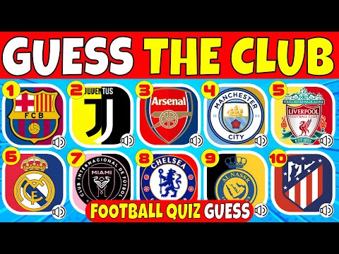 Can You Guess The Anthem Of Famous Football Clubs? | Barcelona, Real Madrid, Arsenal, Inter Miami