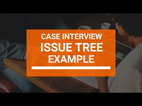 Issue Tree Example (Unusual Case Interview Problem)