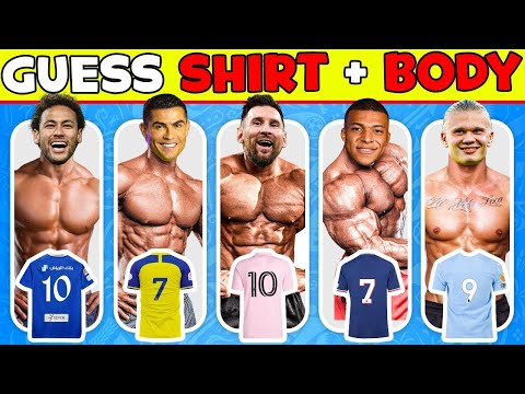 LIVE 🔴Guess Football Player Who Owns BODY and SONG 💪🎶 CR7, Messi, Neymar, Mbappe, Haaland