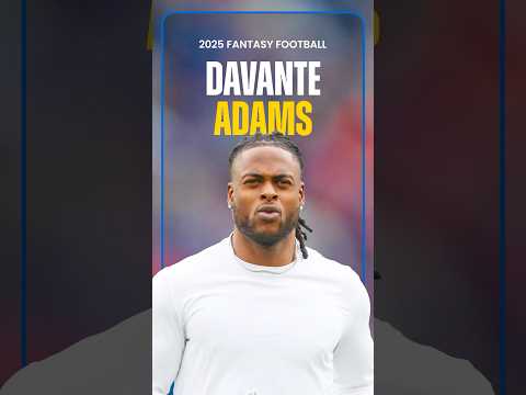 DAVANTE ADAMS Joins the Los Angeles Rams! | 2025 Fantasy Football Outlook #shorts