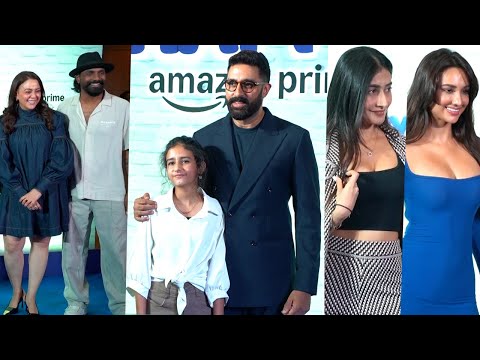 Abhishek Bachchan, Remo D'Souza, Nora Fatehi & Inayat Verma Attend At Blue Carpet Of Film Be Happy