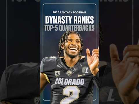 Top 5 ROOKIE Quarterbacks for Dynasty Leagues! | Fantasy Football #shorts