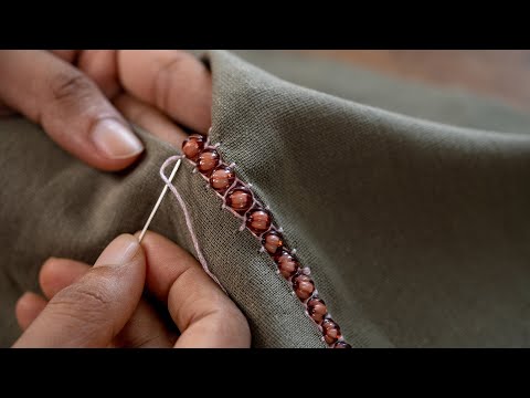 How to Add Decorative Bead Embroidery to Clothes