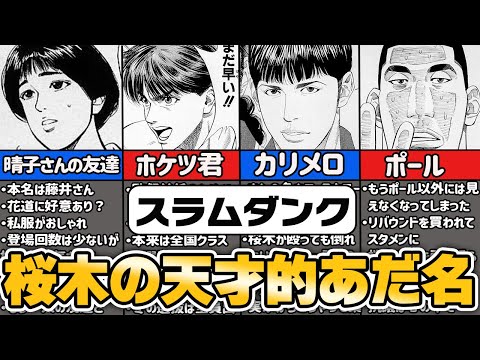 【スラムダンク】桜木が付けた天才的なあだ名まとめ【ゆっくり解説】