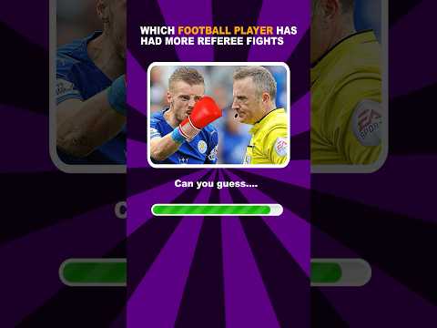 Most Referee Fights 😱😱😱🔥🔥🔥🔥🔥🔥 #thegrandquiz #footballplayer #guesstheplayer #quiz