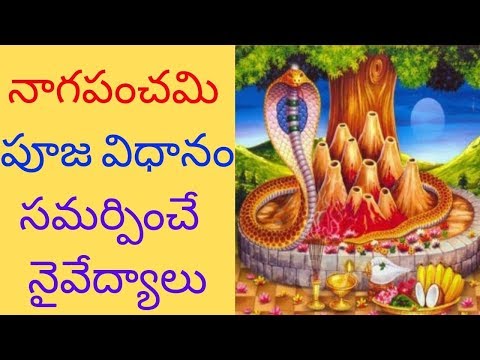 నాగపంచమి పూజ విధానం|సమర్పించే  నైవేద్యాలు|Naga Panchami Pooja Vidhanam Naivedyam|Tirupathi Rao|