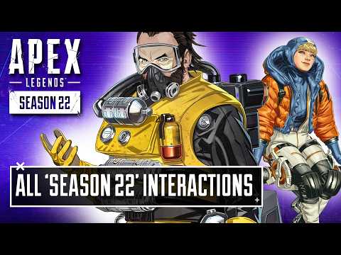 *NEW* Apex Legends Season 22 ALL Interaction Voicelines