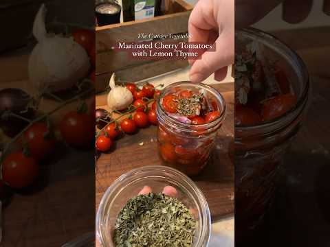 Marinated Cherry Tomatoes with Lemon Thyme Recipe