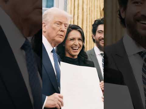 Tulsi Gabbard Sworn In as Director of National Intelligence in the Oval Office