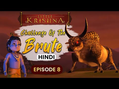 Challenge of the brute - Little Krishna (Hindi)