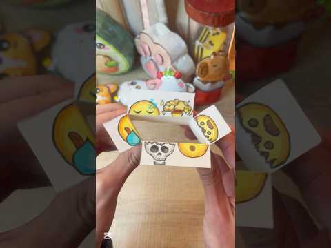 Diy Cute emojis 😪💀🤯 #art #diy #crafts #papercraft #thingstodo #cute #cutecraft