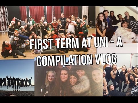 My first term at uni - A compilation vlog