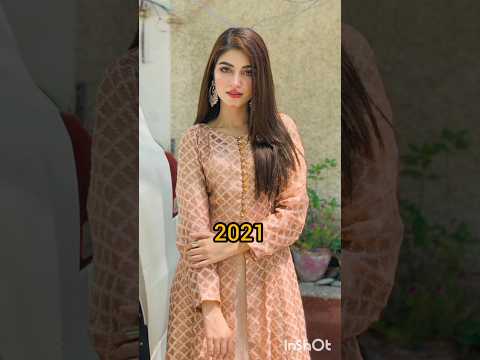 Evolution of kinza Hashmi from 2011 to 2023#short#kinzahashmi#viralvedio