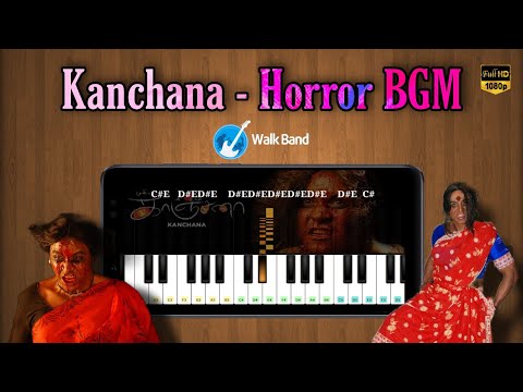 Kanchana Horror BGM in Piano | Raghava Lawrence | Walkband