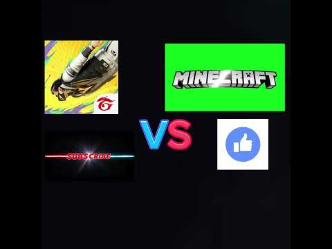 MINECRAFT VS FREE FIRE WHO WILL BE WIN  🤔 #shorts #shortsfeed #1millionviews #gamerfleet #foryou